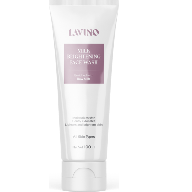 Lavino Milk Brightening Face Wash 100 ml image