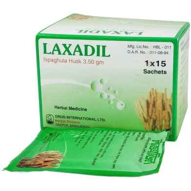 Laxadil 3.5 gm Per Sachet Eff. Powder–3.5 gm 15's Sachet image
