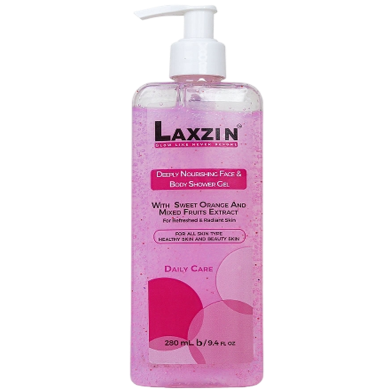 Laxzin Deeply Nourishing Face and Body Shower Gel-280ml image