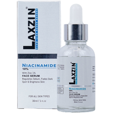 Laxzin Niacinamide 10 Percent Plus Zinc 1 Percent Face Serum-30ml image