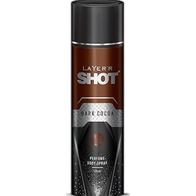 Layer'r Shot - Dark Cocoa Long Lasting Body Spray For Men - 120ml image