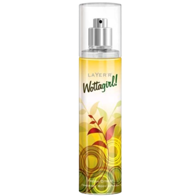 Layer'r Wottagirl Fresh Citrus Body Splash For Women Long Lasting -135ml image