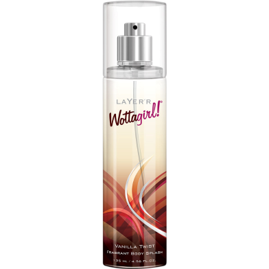 Layer'r Wottagirl Vanilla Twist Body Splash For Women Long Lasting - 135ml image