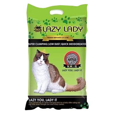 Lazy Lady Cat Litter Bentonite Apple Flavor 5L image