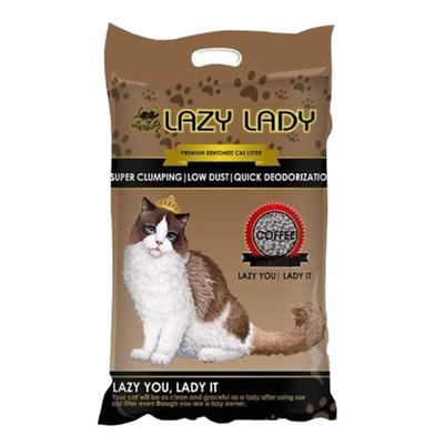 Lazy Lady Cat Litter Bentonite Coffee Flavor 10L image