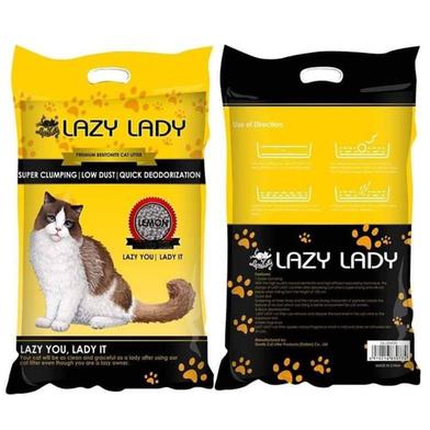 Lazy Lady Cat Litter Bentonite Lemon Flavor 5L image