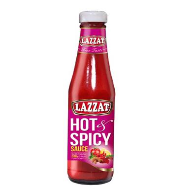 Lazzat Hot And Spicy Sauce 330 gm image