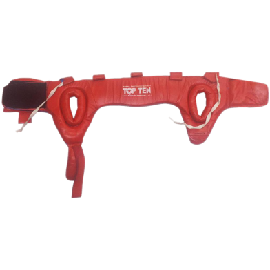 Leather Boxing Headgear - Red image