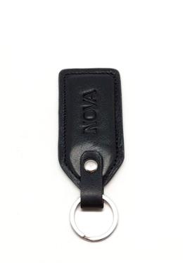 Leather Key Ring - Black - LK01 image