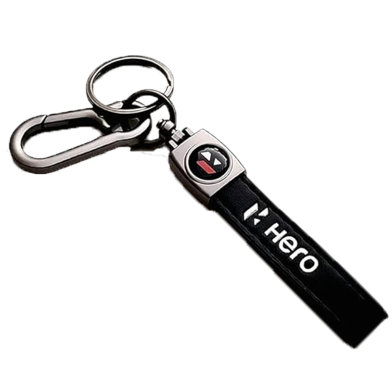 Leather Key Ring For Bike image