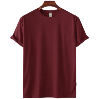 Leebas Blank Tshirt-Maroon image