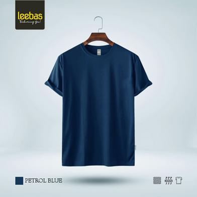 Leebas Blank Tshirt-Petrol Blue image