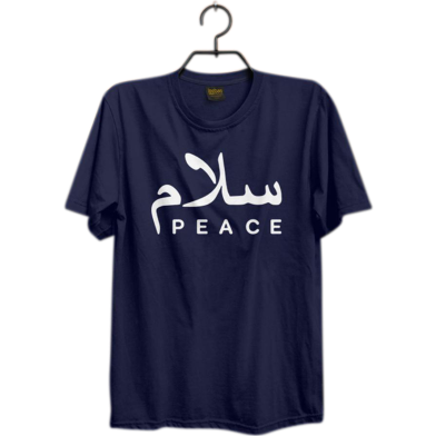 Leebas Halfsleeve Cotton Tshirt Navy Color image