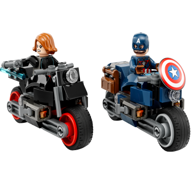 Lego 76260 Black Widow and Captain America Motorcycles image