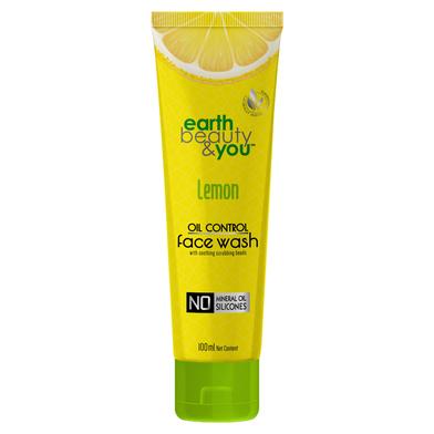 Earth Beauty and You Lemon Oil Control Face Wash- 100ml image