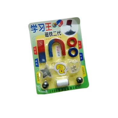 Levin 10PCS Physics Science Magnet KIT for Education Science Experiment Tool with Magnet Power Including BAR/Ring/Horseshoe. image