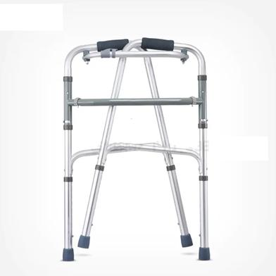 Light Weight Height Adjustable Foldable Walker For Old Age people Patients Men Women And Adults image