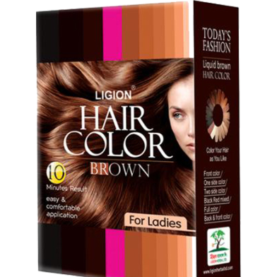 Ligion Hair Color Brown 30 ml image