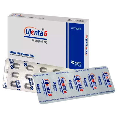 Lijenta 5 mg - 15's Strip Tablet image