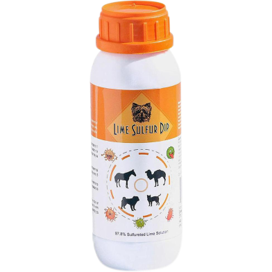 Lime Sulfur Dip - Pet Care for Itchy and Dry Skin - Xtra Strength Formula Safe Solution for Dog, Cat, Puppy, Kitten, Horse image
