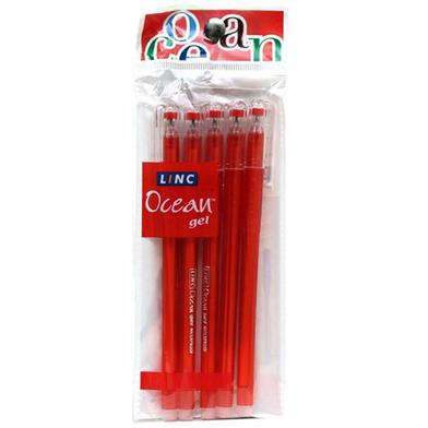 Linc Ocean Gel Pen Red Ink image