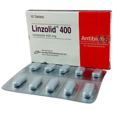 Linzolid 400mg Tablet 10's Strip image