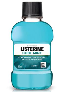 Listerine Cool Mint Liquid Mouthwash (80ml) image