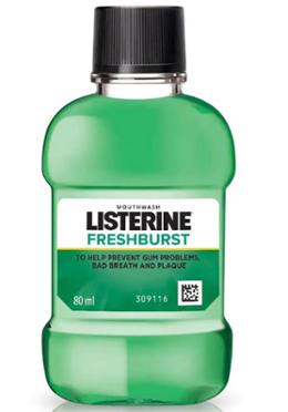 Listerine Freshburst Liquid Mouthwash (80ml) image