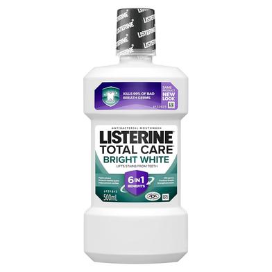 Listerine Healthy B. Natural Lemon and Salt Mouthwash 500 ml (Thailand) image