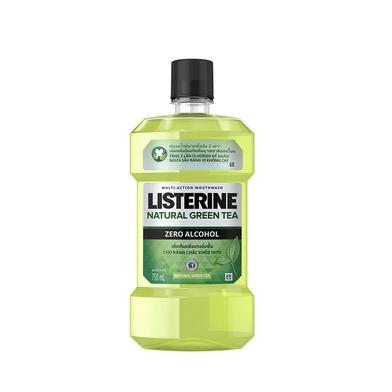 Listerine Natural Green Tea Zero Alcohol Mouthwash 750 ml (Thailand) image