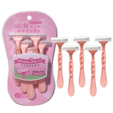 Lmltop Triple Blade Razor Set - 5 Pcs image