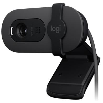 Logitech Brio 100 Full HD Privacy Shutter Webcam – Black Color image