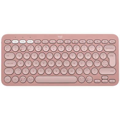 Logitech K380s Pebble Keys 2 Bluetooth Wireless Keyboard Rose image