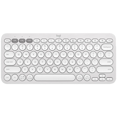 Logitech K380s Pebble Keys 2 Bluetooth Wireless Keyboard White image