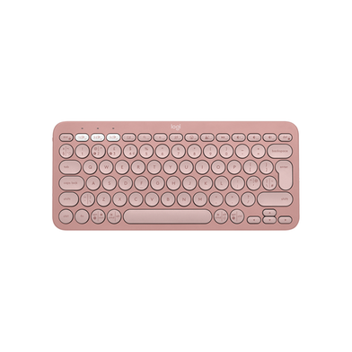 Logitech K380s Pebble Keys 2 Bluetooth Wireless Keyboard Rose image