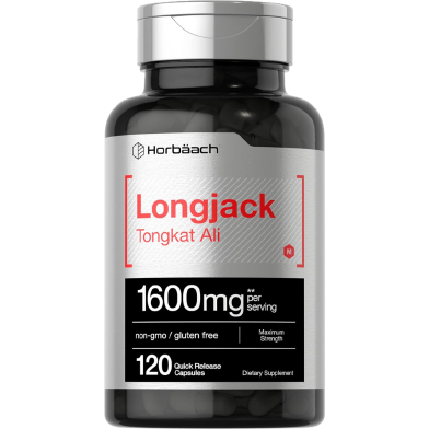 Longjack Tongkat Ali 1600 mg By Horbaach 120 Capsules image