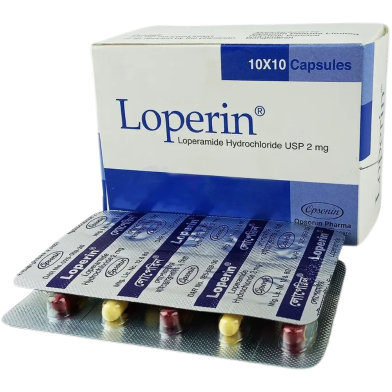 Loperin 2mg Capsule 10's Strip image