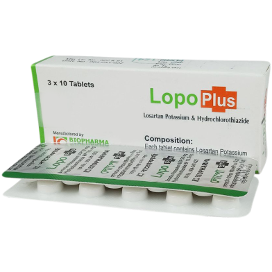 Lopo Plus 50mg 12.5mg Tablet 10's Strip image