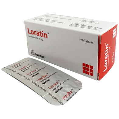 Loratin 10 mg 10's Strip image