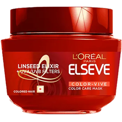 Loreal Elseve Color Vive Hair Mask 300 ml for Colored Hair image