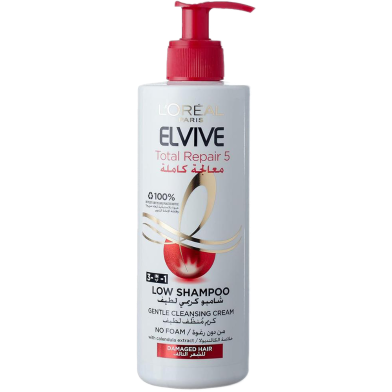 Loreal Elvive Total Repair 5 Low Shampoo 3 in 1 P. 400 ml image