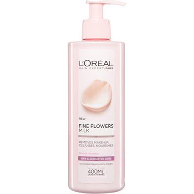 Loreal Fine Flowers Milk Cl.N Make-Up Remover Pump 400 ml (UAE) - 139701958 image