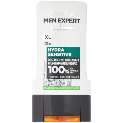 Loreal Men Expert Hydra Sensitive Shower Gel 300 ml image