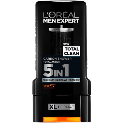 Loreal Men Expert Total Clean Shower Gel 300 ml (UAE) image