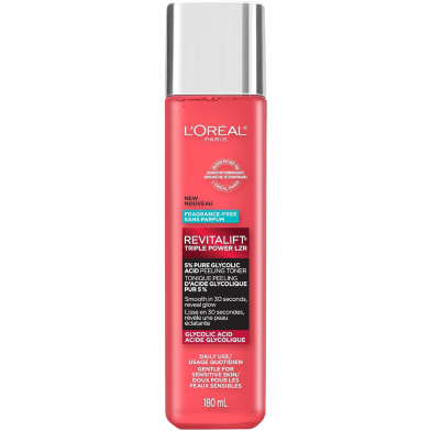 Loreal Revitalift 5 Percent Pure Glycolic Acid Toner 180ml image