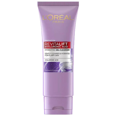 Loreal Revitalift Hyal.Acid Hydrating Gel-Cleanser 100 ml image