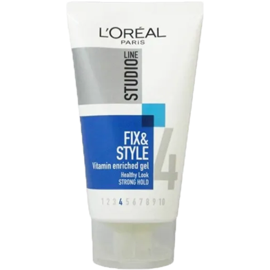 Loreal Studio Line Fix And Style Vitamin Enriched Hair Gel 4 150 ml image