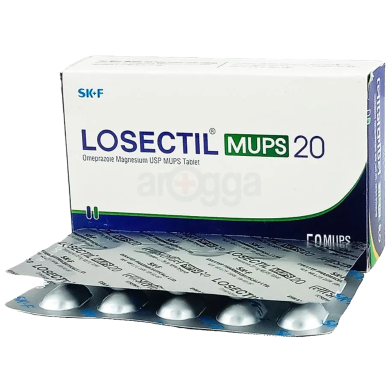 Losectil MUPS 20 mg 10's Strip Tablets image