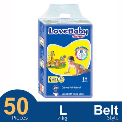 Love Baby Belt System Baby Daiper (L Size) (7-18 kg) (50pcs) image