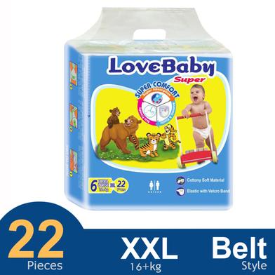Love Baby Belt System Baby Daiper (XXL Size) (16 kg) (22pcs) image